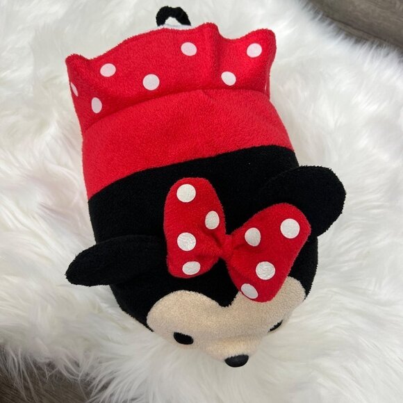 Disney Store Tsum Tsum Minnie Mouse Plush Stuffed Animal Pillow 12" - Picture 3 of 9